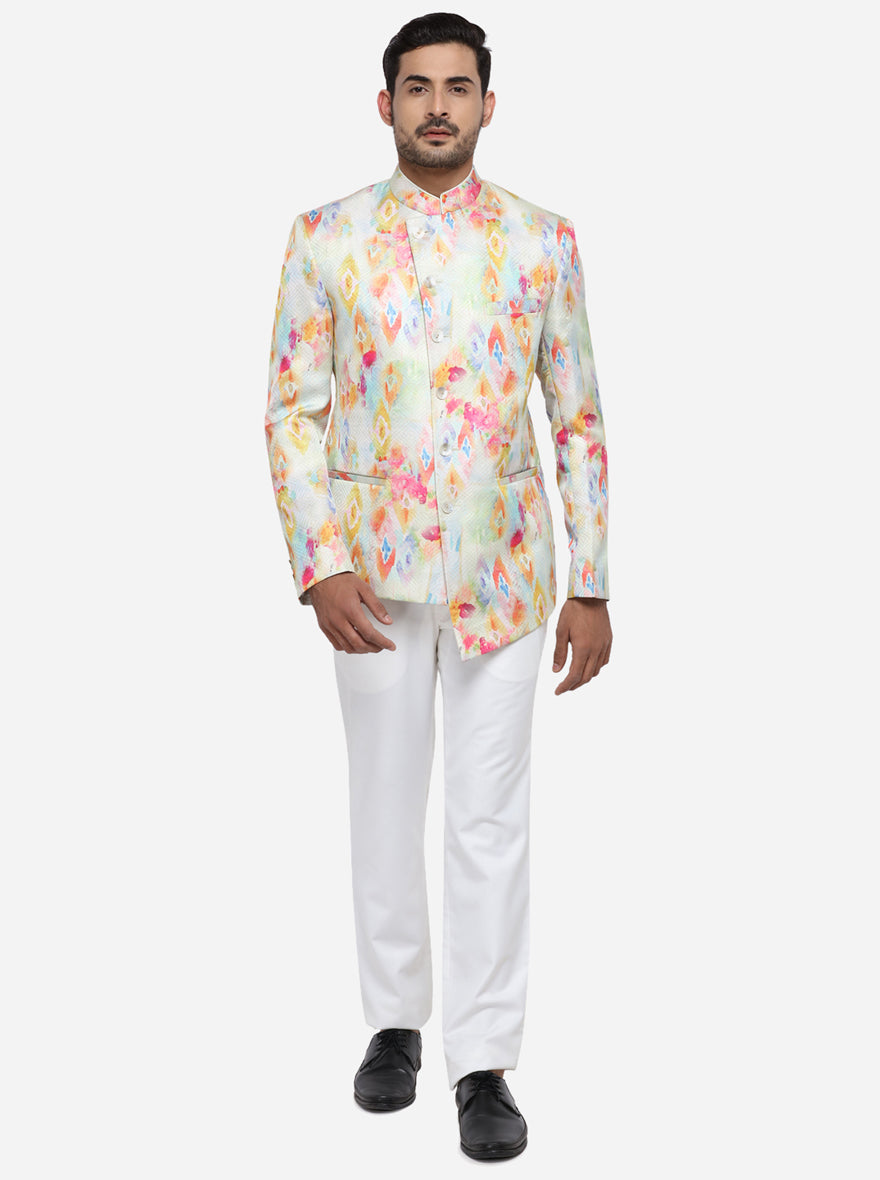 Buy MLS Velvet Embroidered Jodhpuri Suit Online - Mohanlal Sons
